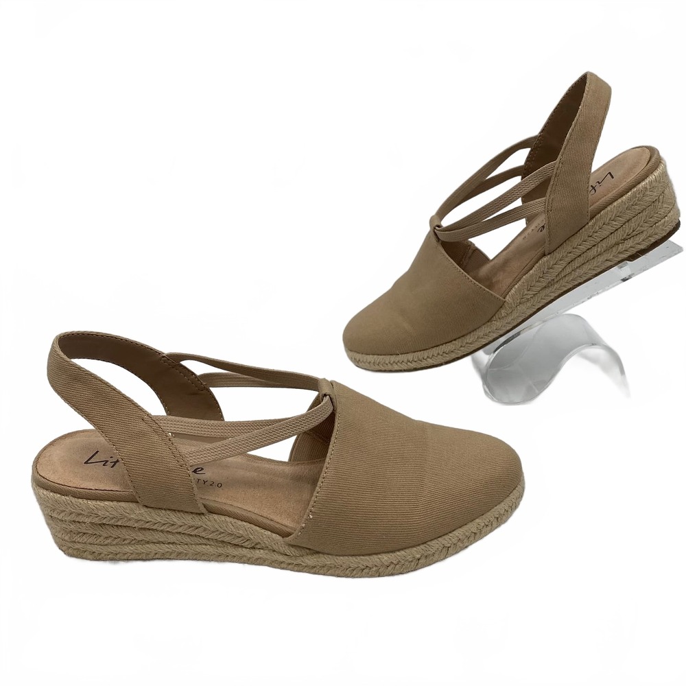 Life Stride Beige Sandals | Womens 7